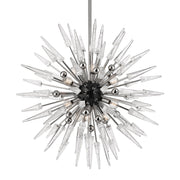 Sparta 12-Light Chandelier in Polished Nickel