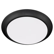 10" Wet Location LED Disk Light in Matte Black