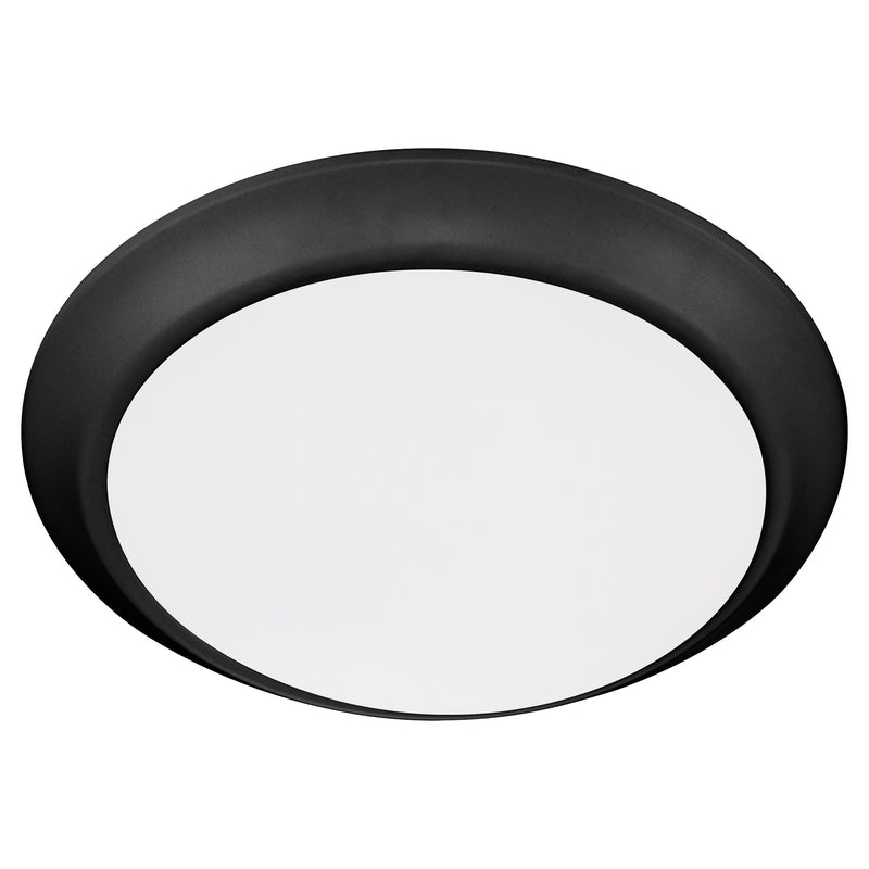 10" Wet Location LED Disk Light in Matte Black
