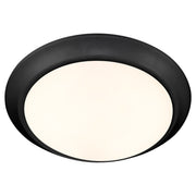 10" Wet Location LED Disk Light in Matte Black