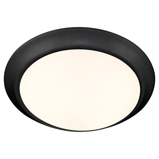 10" Wet Location LED Disk Light in Matte Black