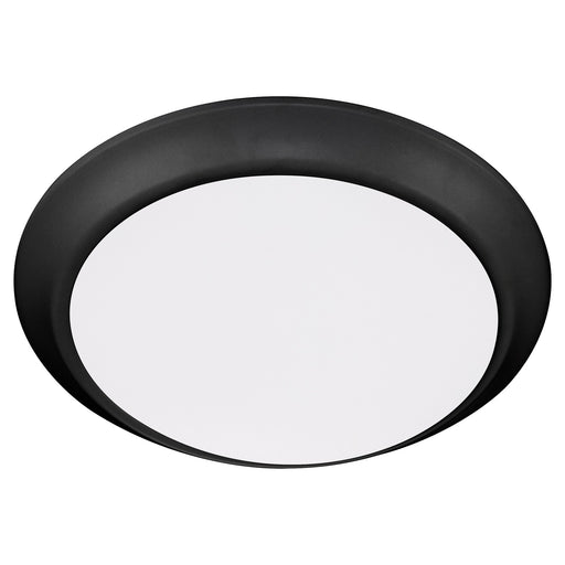 10" Wet Location LED Disk Light in Matte Black