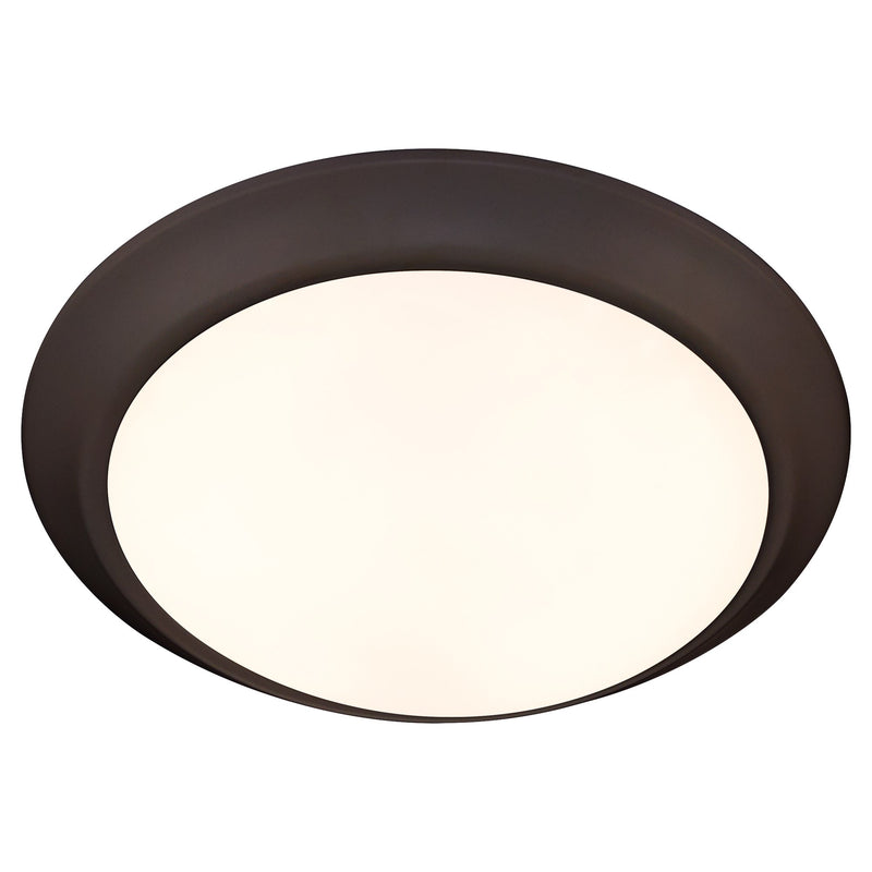 10" Wet Location LED Disk Light in Oiled Bronze