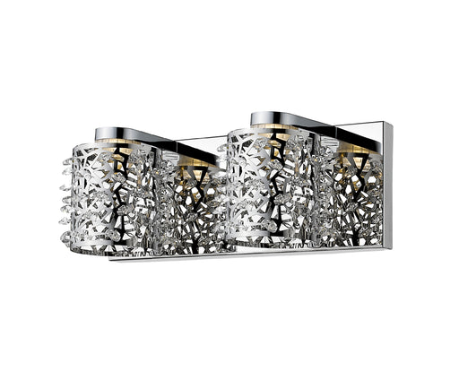 Fortuna 2 Light 12.6" Vanity in Chrome