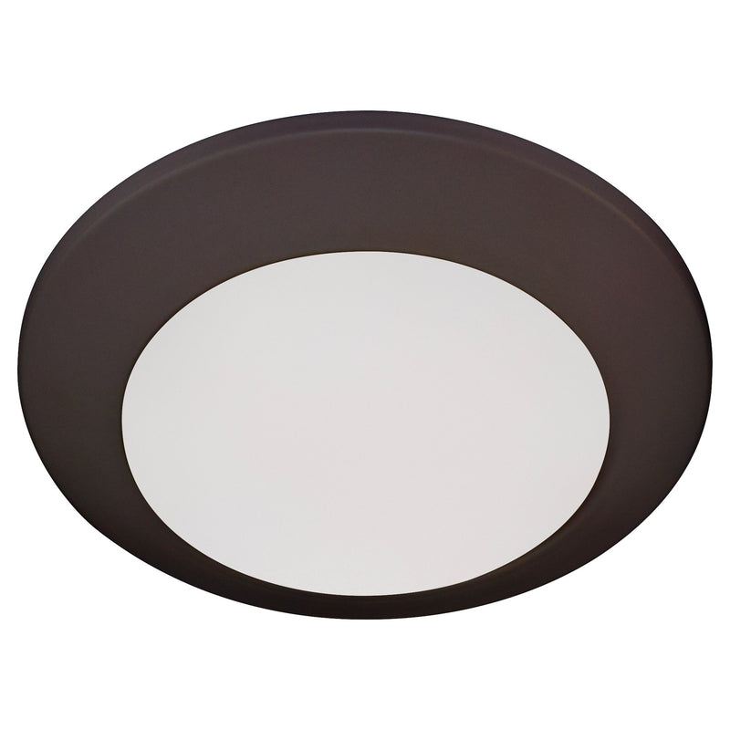 6" Wet Location LED Disk Light in Oiled Bronze