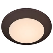 6" Wet Location LED Disk Light in Oiled Bronze