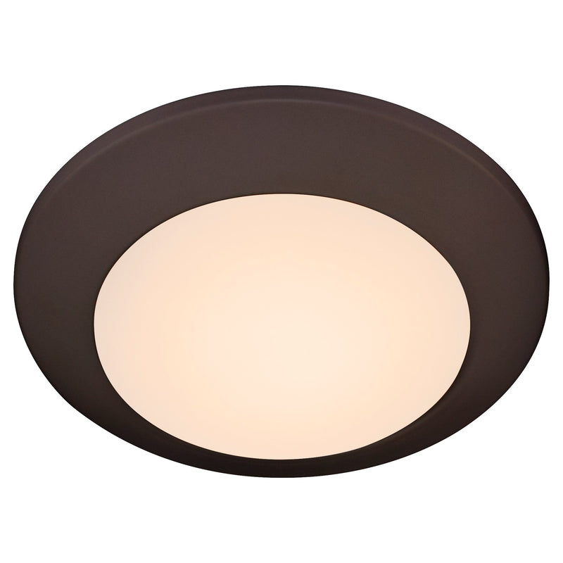 6" Wet Location LED Disk Light in Oiled Bronze