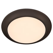 7" Wet Location LED Disk Light in Oiled Bronze