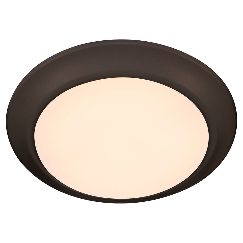 7" Wet Location LED Disk Light in Oiled Bronze
