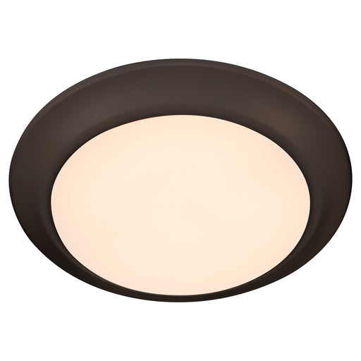 7" Wet Location LED Disk Light in Oiled Bronze