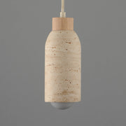 Pompeii Single Pendant in Travertine / Oyster