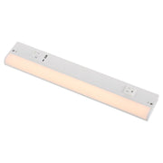 LED 18" Under Cabinet Light with USB & Outlet in Studio White
