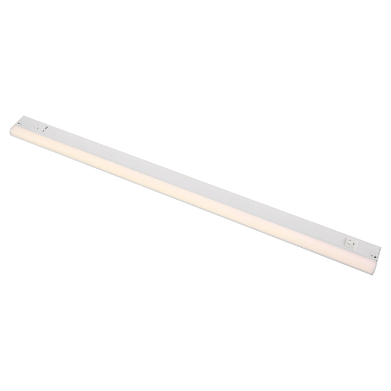 LED 48" Under Cabinet Light with USB & Outlet in Studio White