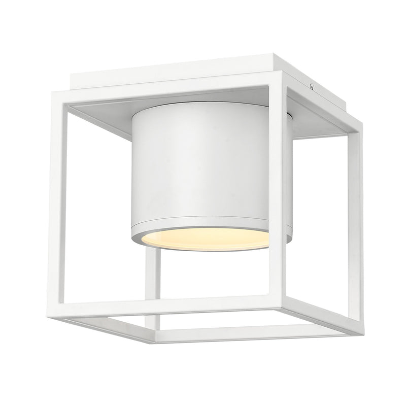 Desmond Flush Mount in Matte White