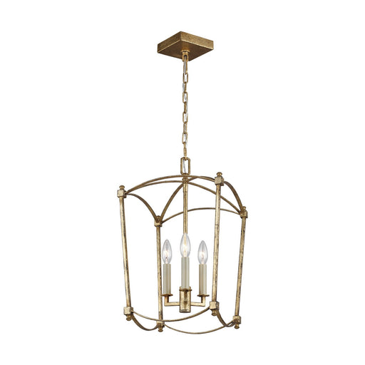 Thayer 3-Light Chandelier in Antique Gild