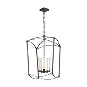 Thayer 19" 5-Light Chandelier in Smith Steel