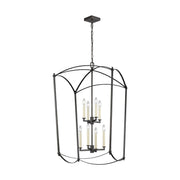 Thayer 8-Light Chandelier in Smith Steel