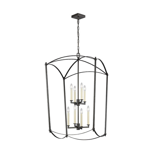 Thayer 8-Light Chandelier in Smith Steel