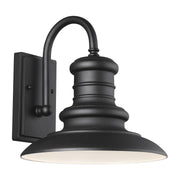 Redding Station One Light Outdoor Wall Lantern in Textured Black