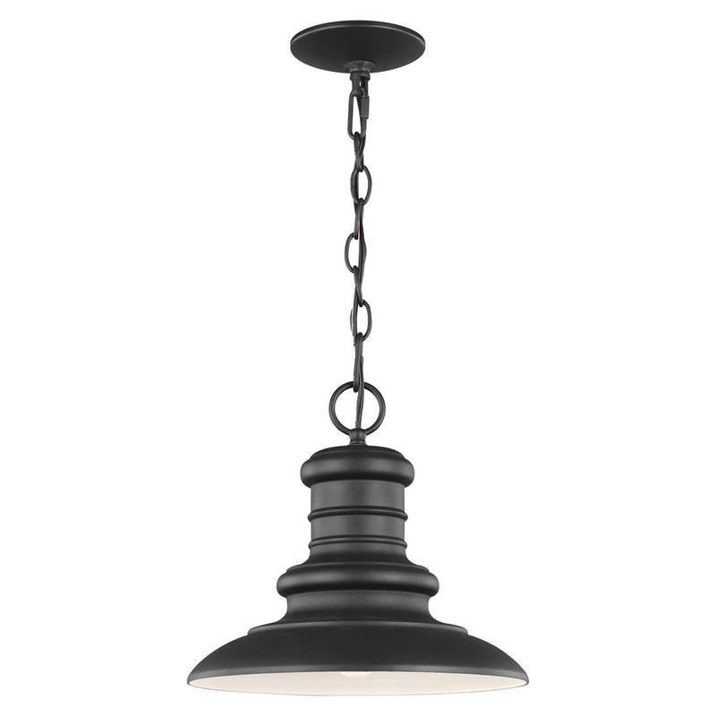 Redding Station Outdoor Pendant in Textured Black