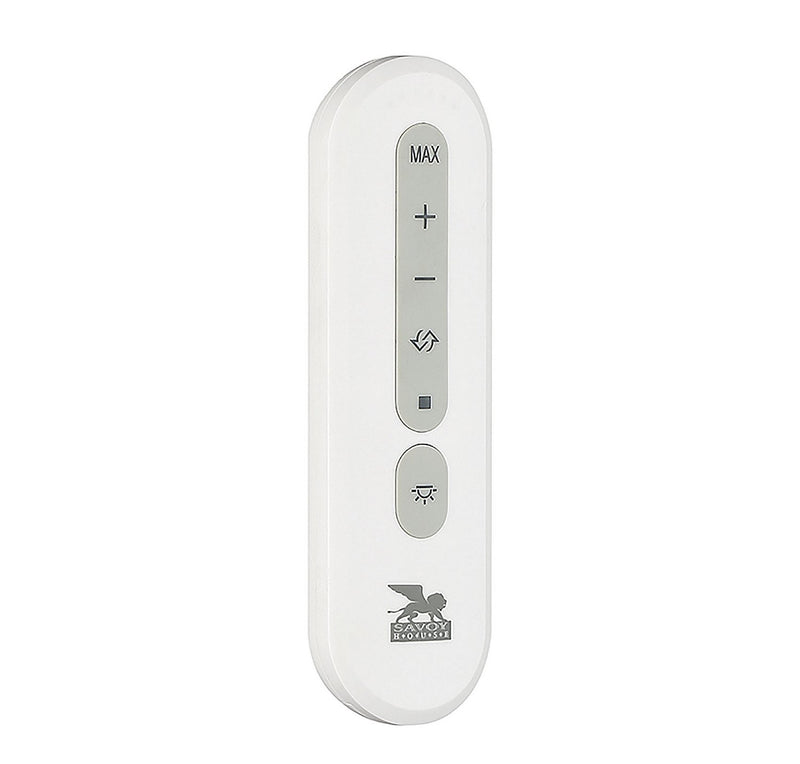 Universal DC Motor Ceiling Fan Remote in White