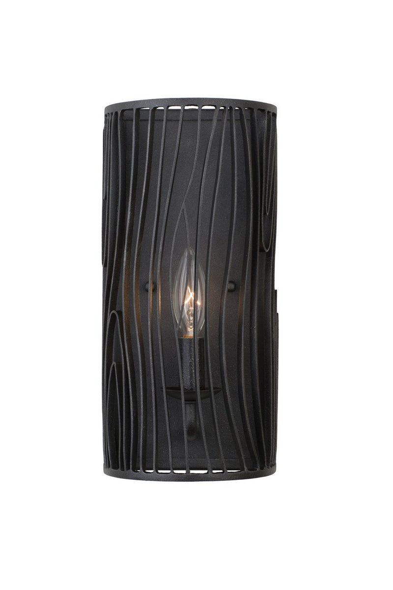 Morre Wall Sconce in Black Iron