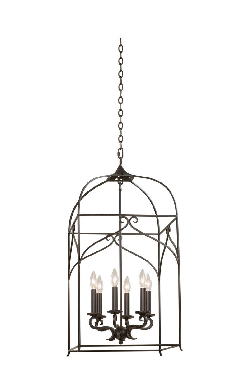 Somers 6-Light Chandelier in Heirloom Bronze