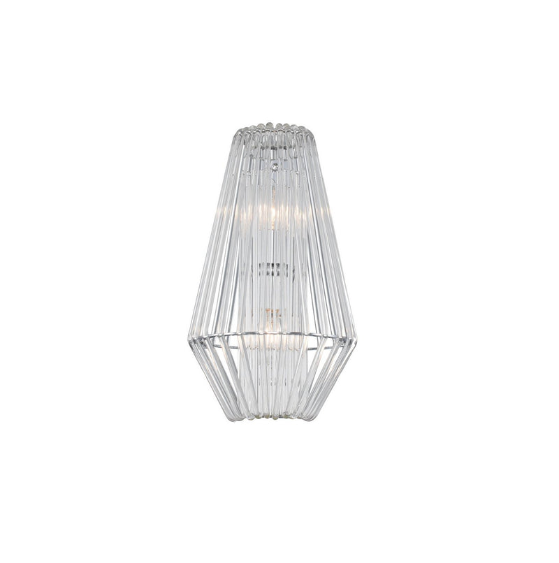 Taza 2-Light Wall Sconce in Chrome
