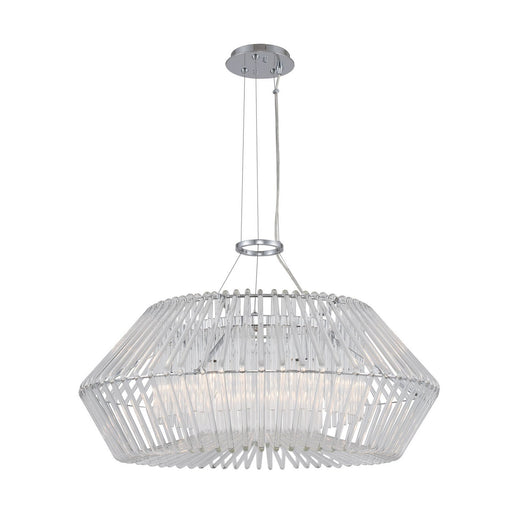 Taza 6-Light Pendant in Chrome
