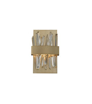 Glacier LED Wall Sconce in Brushed Champagne Gold