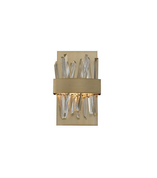 Glacier LED Wall Sconce in Brushed Champagne Gold