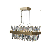 Glacier 26" LED Island Pendant in Brushed Champagne Gold