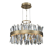 Glacier 25" LED Pendant in Brushed Champagne Gold