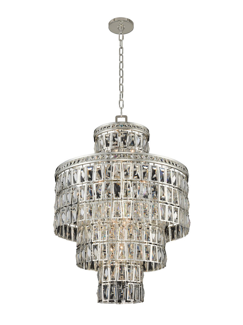 Kasturi Large 13-Light Pendant in Silver