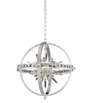Angelo Large 6-Light Chandelier in Polished Silver