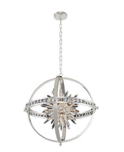 Angelo 10-Light Chandelier in Polished Silver