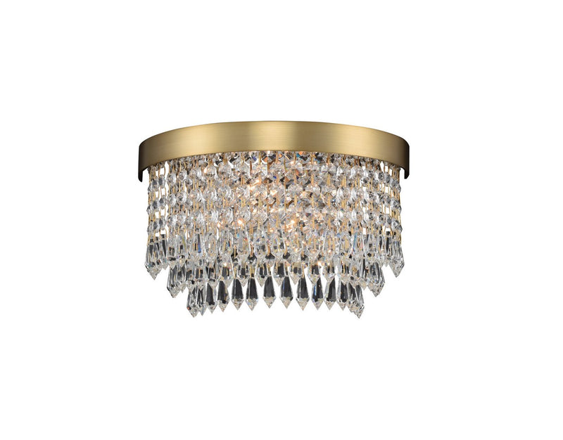 Tavo 2-Light Wall Sconce in Winter Brass