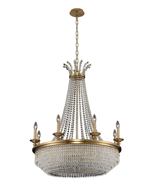Tavo 34" Chandelier in Winter Brass