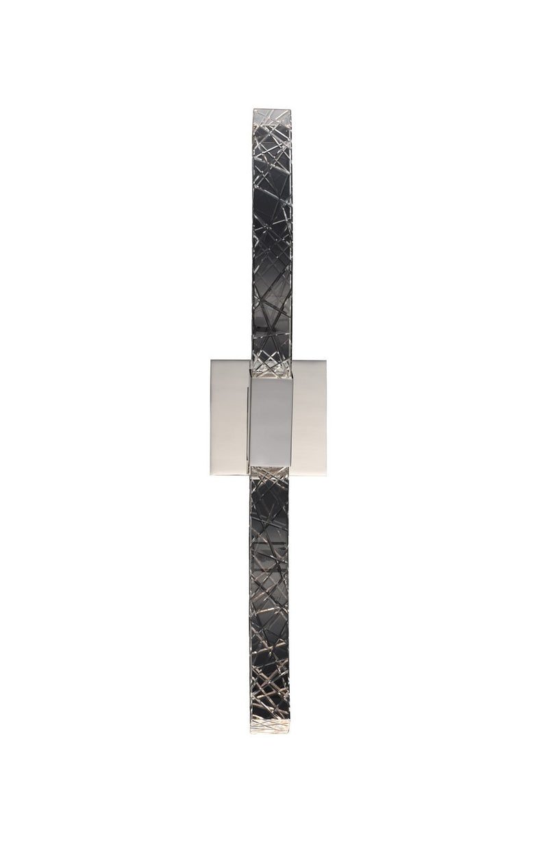 Athena LED Wall Sconce in Polished Nickel