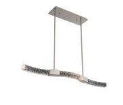 Athena LED Linear Pendant in Polished Nickel