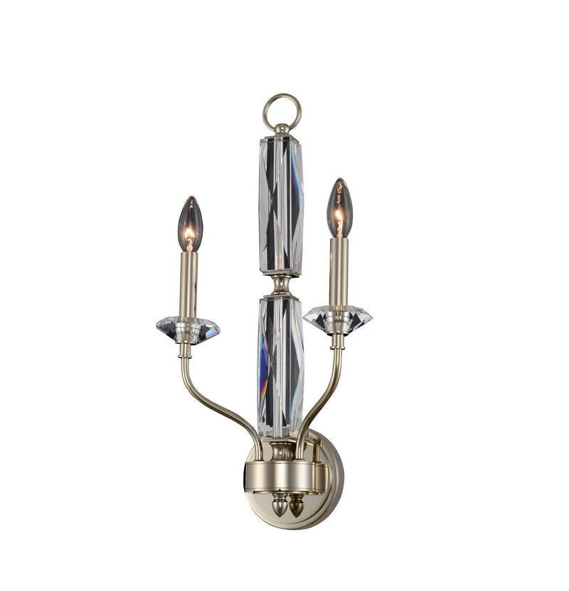 Savia 2-Light Wall Sconce in Champagne Gold