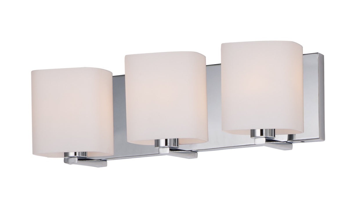 Wrap Three Light Bath Vanity in Polished Chrome