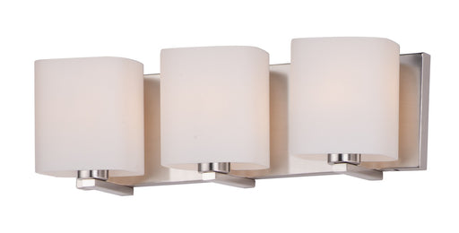 Wrap Three Light Bath Vanity in Satin Nickel