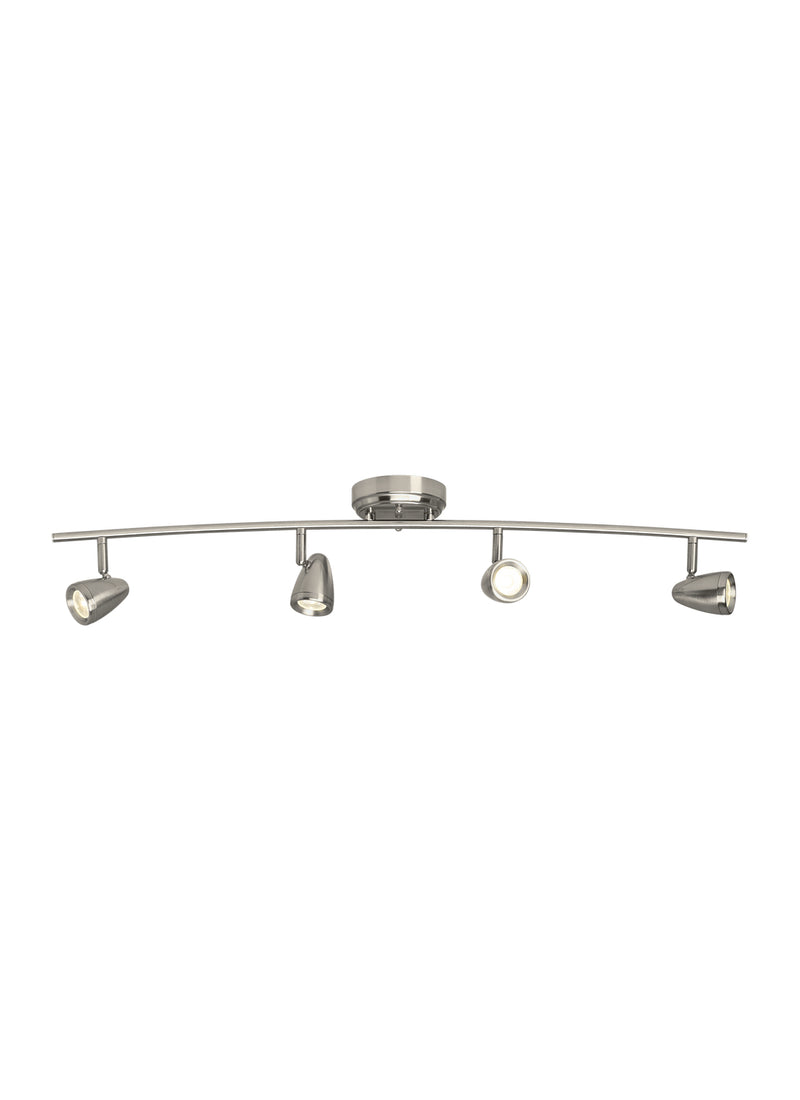 Talida LED Track Fixture in Brushed Nickel