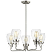 Belton 5-Light Chandelier 3214505 in Brushed Nickel