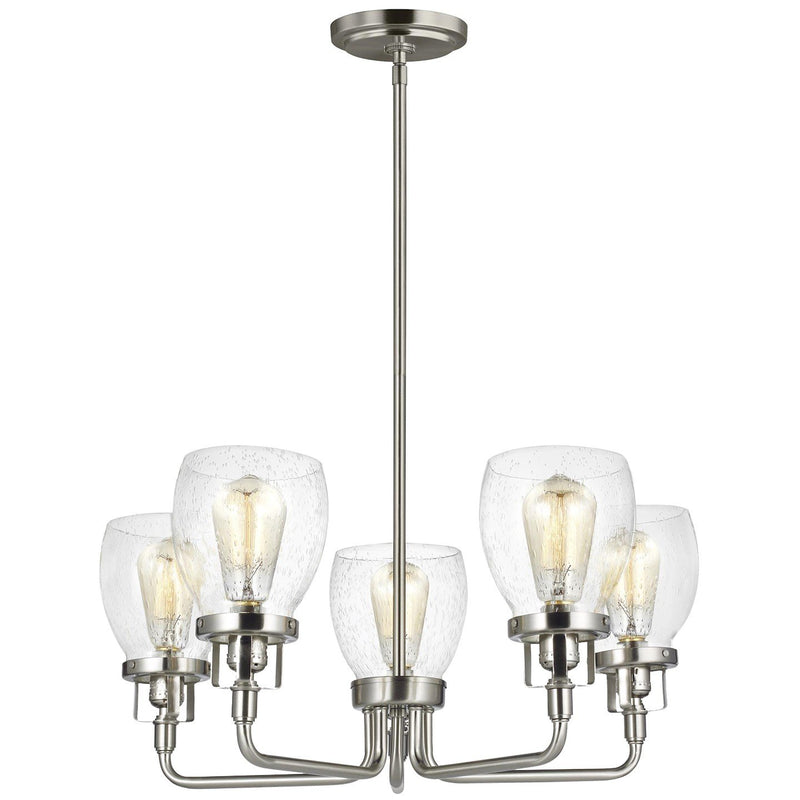 Belton 5-Light Chandelier 3214505 in Brushed Nickel