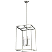 Moffet Street 4-Light Chandelier in Brushed Nickel