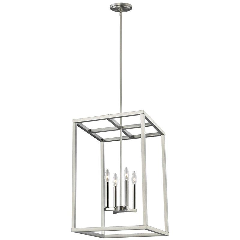 Moffet Street 4-Light Chandelier in Brushed Nickel