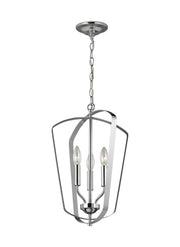 Romee 3-Light Chandelier in Chrome