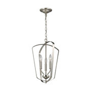 Romee 3-Light Chandelier in Brushed Nickel